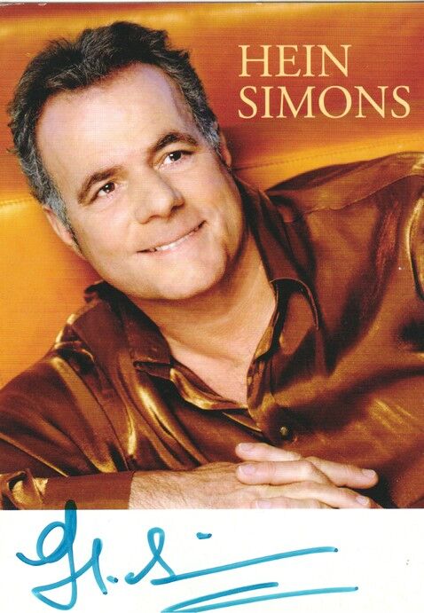 Autogramm Schlager | Heintje SIMONS | 2008 "Träum Mit Mir" (Portrait Color DA)