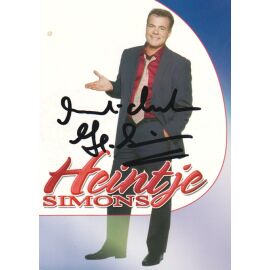 Autogramm Schlager | Heintje SIMONS | 2002 "Rück Ein Stückchen Näher" (Portrait Color Koch)
