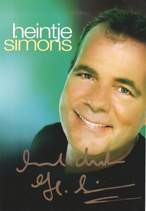 Autogramm Schlager | Heintje SIMONS | 2004 "Frauen Sind Was Wunderbares" (Portrait Color Koch)
