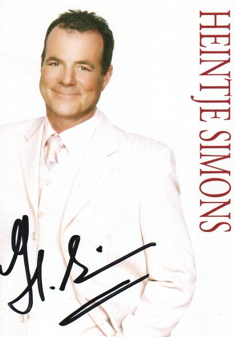 Autogramm Schlager | Heintje SIMONS | 2005 "Ich Sag Danke" (Portrait Color DA)