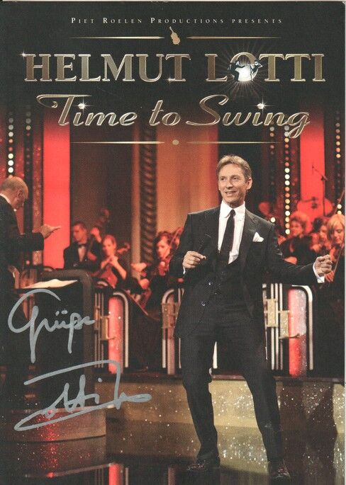 Autogramm Pop (BEL) | Helmut LOTTI | 2008 "Time To Swing" (Portrait Color EMI)