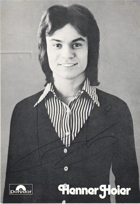 Autogramm Pop | Henner HOIER | 1972 "Beautiful Sunday" (Portrait SW Polydor)