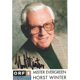 Autogramm Schlager | Horst WINTER | 1994 "Mister Evergreen" (Portrait Color ORF)
