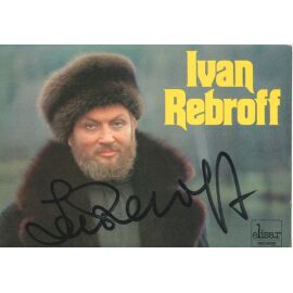 Autogramm Klassik | Ivan REBROFF | 1986 "Ich Bete An Die Macht"" (Portrait Color Elisar)
