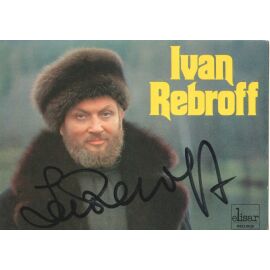 Autogramm Klassik | Ivan REBROFF | 1985 "In Diesen Heiligen Hallen"" (Portrait Color Elisar)