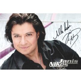 Autogramm Schlager | Janis NIKOS | 2003 "Bolero D´Amor" (Portrait Color Palm)