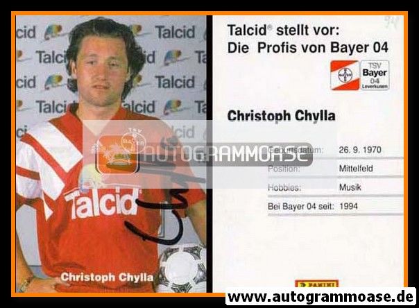 Autogramm Fussball | Bayer Leverkusen | 1994 | Christoph CHYLLA