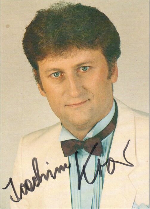 Autogramm Klassik | Joachim KRAUS | 1990er (Portrait Color SH)