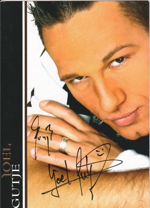 Autogramm Schlager | Joel GUTJE | 2001 "Du Bist Die Droge" (Portrait Color TOI)