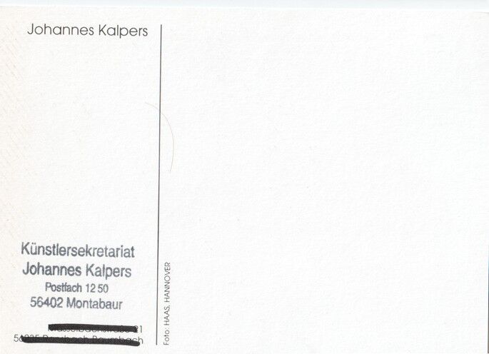 Autogramm Volksmusik | Johannes KALPERS | 2000er (Portrait Color)