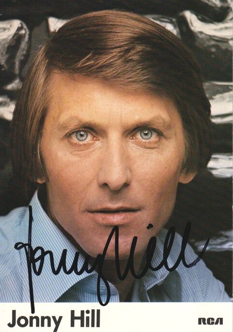 Autogramm Schlager | Jonny HILL | 1980 "Ein Mann Und Das Meer" (Portrait Color RCA)