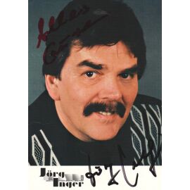 Autogramm Schlager | Jörg INGER | 1990er "Du Holst Mich" (Portrait Color Hansen)