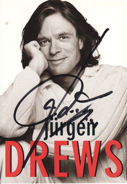 Autogramm Schlager | Jürgen DREWS | 1999 "Wieder Alles Im Griff" (Portrait SW Polydor)