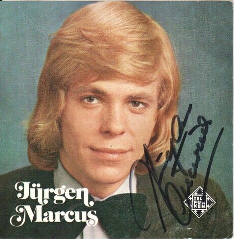 Autogramm Schlager | Jürgen MARCUS | 1973 "Festival Der Liebe" (Portrait Color Telefunken)
