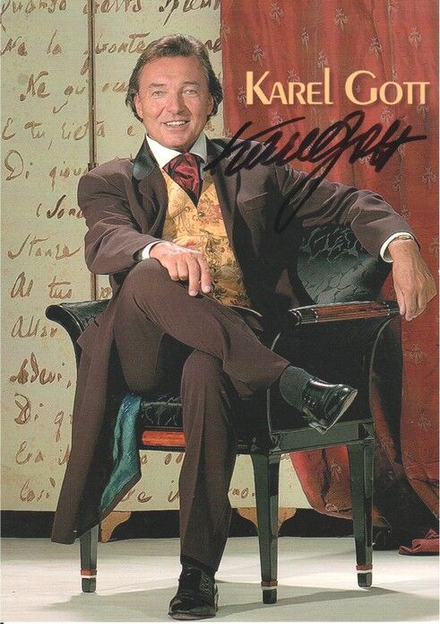 Autogramm Schlager | Karel GOTT | 2000 "Für Immer Jung" (Portrait Color Polydor) 2