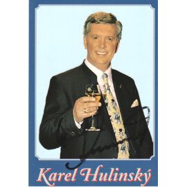 Autogramm Schlager | Karel HULINSKY | 2000er "Diese Rose" (Portrait Color BTM)