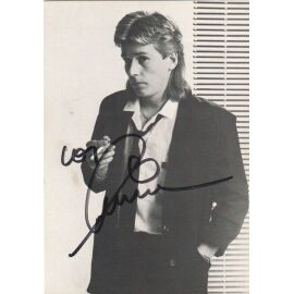 Autogramm Schlager | Kim MERZ | 1983 "Wenn Der Vollmond" (Portrait SW Coconut)