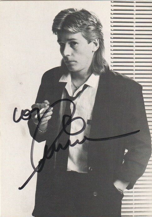Autogramm Schlager | Kim MERZ | 1983 "Wenn Der Vollmond" (Portrait SW Coconut)
