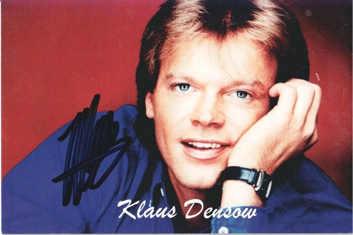 Autogramm Schlager | Klaus DENSOW | 1995 "Lachen Kann Man Lernen" (Portrait Color Lala)