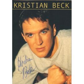 Autogramm Schlager | Kristian BECK | 2003 "Was Ist Los?" (Portrait Color DA)