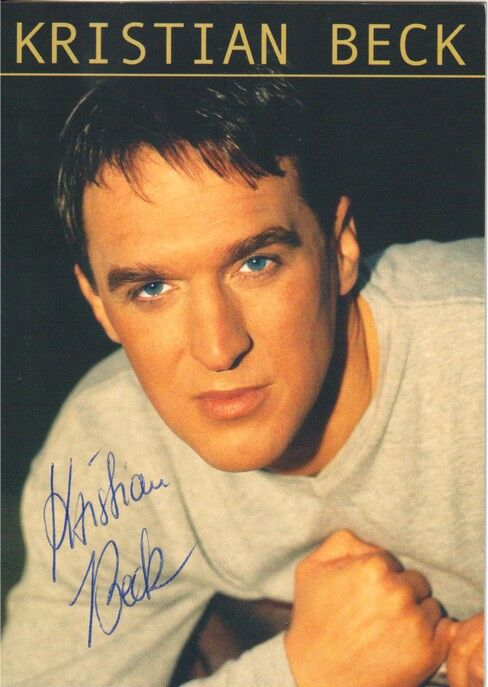 Autogramm Schlager | Kristian BECK | 2003 "Was Ist Los?" (Portrait Color DA)