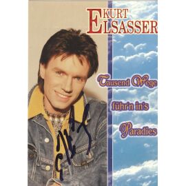 Autogramm Schlager | Kurt ELSASSER | 1997 "Tausend Wege" (Portrait Color Koch)