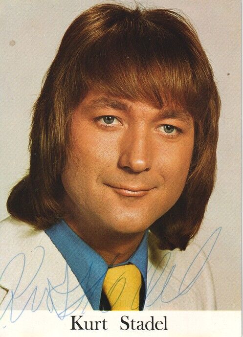 Autogramm Comedy | Kurt STADEL | 1980er (Portrait Color Pangerl)