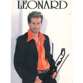 Autogramm Schlager | LEONARD | 1997 "Liebeserklärungen" (Portrait Color Koch)