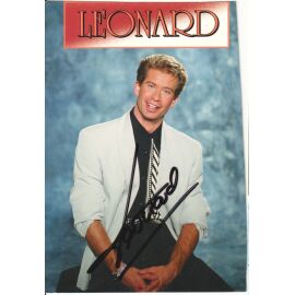 Autogramm Schlager | LEONARD | 1994 "Alles Nur Für Dich" (Portrait Color Koch)