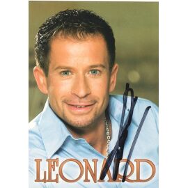 Autogramm Schlager | LEONARD | 2002 "Nimm Meine Liebe" (Portrait Color Koch)