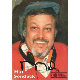 Autogramm TV | WDR | Mal SONDOCK | 1980er (Portrait Color Sparkasse)