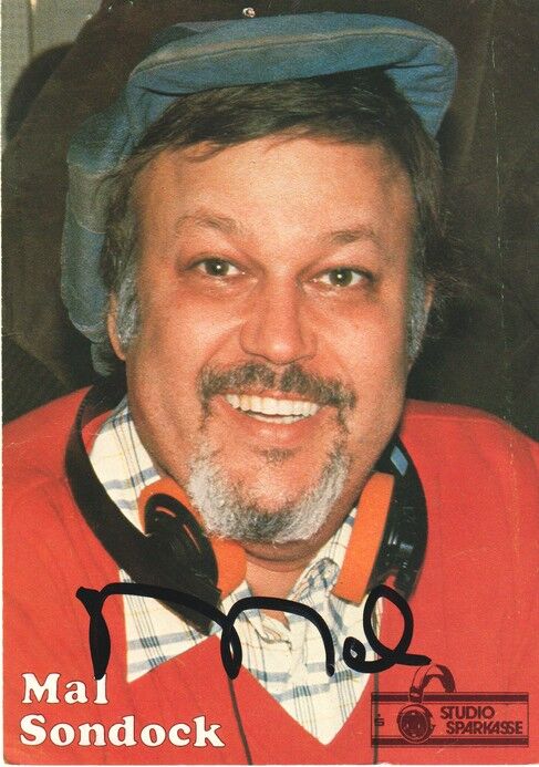 Autogramm TV | WDR | Mal SONDOCK | 1980er (Portrait Color Sparkasse)