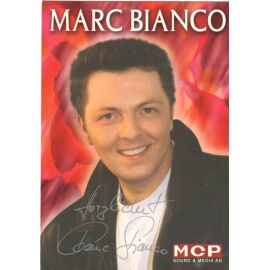 Autogramm Schlager | Marc BIANCO | 2002 "Bella Rosa" (Portrait Color Actors)