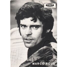 Autogramm Schlager | Marco POLO | 1970 "Hydepark" (Portrait SW Vogue)