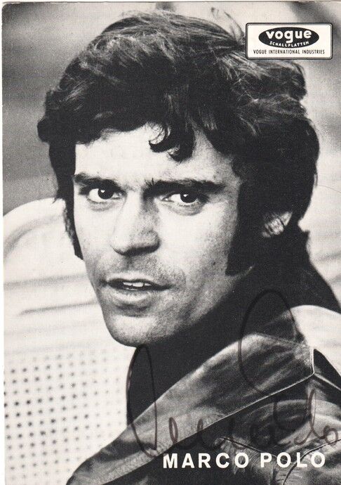 Autogramm Schlager | Marco POLO | 1970 "Hydepark" (Portrait SW Vogue)