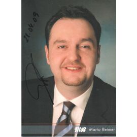 Autogramm Bauchredner | Mario REIMER | 2010er (Portrait Color Eventmaker)