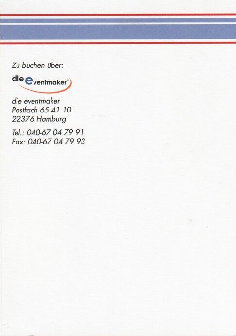 Autogramm Bauchredner | Mario REIMER | 2010er (Portrait Color Eventmaker)
