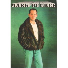 Autogramm Schlager | Mark BECKER | 1990er "Ein Ganzes Leben" (Portrait Color Amor)