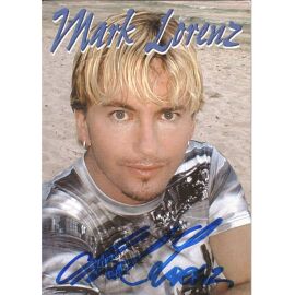 Autogramm Schlager | Mark LORENZ | 1990er (Portrait Color DA)