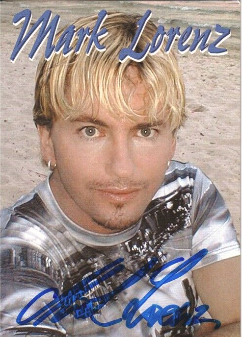 Autogramm Schlager | Mark LORENZ | 1990er (Portrait Color DA)