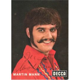 Autogramm Schlager | Martin MANN | 1970 "Mein Brief An Julie" (Portrait Color Decca)