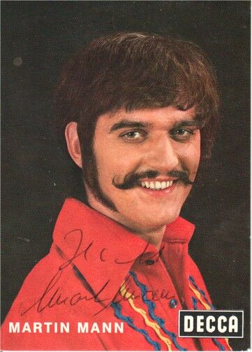 Autogramm Schlager | Martin MANN | 1970 "Mein Brief An Julie" (Portrait Color Decca)