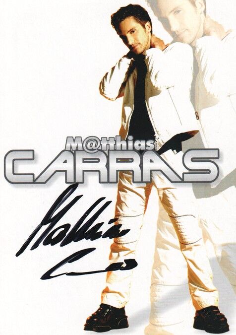 Autogramm Schlager | Matthias CARRAS | 2000 "Bitte Anschnallen" (Portrait Color DA)
