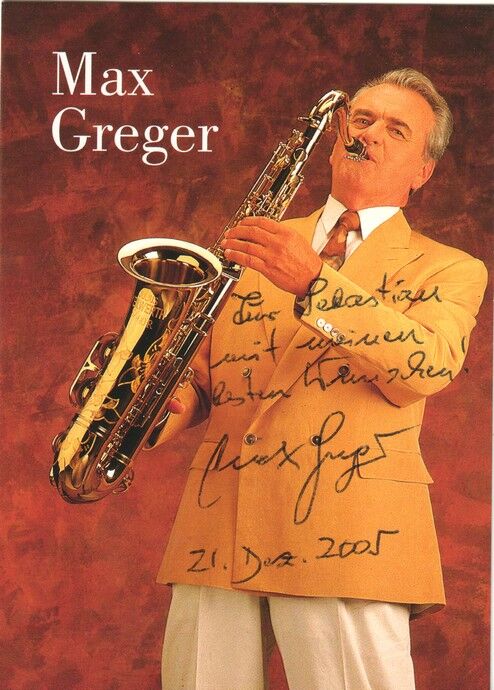 Autogramm Jazz | Max GREGER | 2005 "Tanzen Tanzen Tanzen" (Portrait Color Koch)