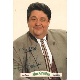 Autogramm Schauspieler | Max GRIESSER | 1990er (Portrait Color BMG)