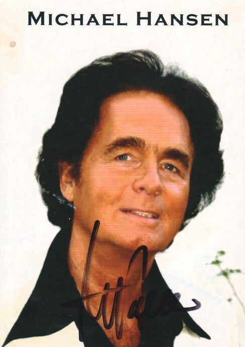 Autogramm Schlager | Michael HANSEN | 2002 "Wo Ist Die Zeit" (Portrait Color)