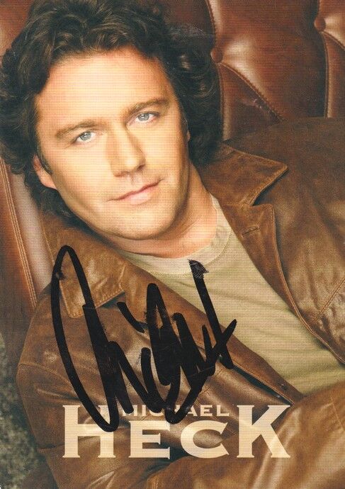 Autogramm Schlager | Michael HECK | 2003 "Flammendes Herz" (Portrait Color Palm)