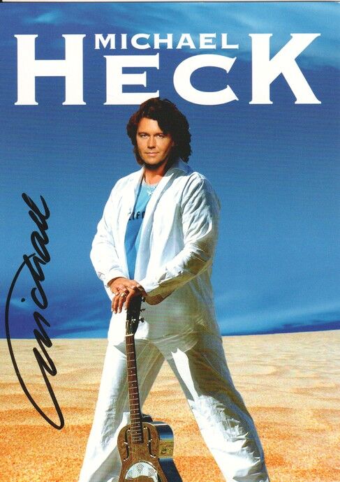 Autogramm Schlager | Michael HECK | 2008 "Windsurfer" (Portrait Color Palm)