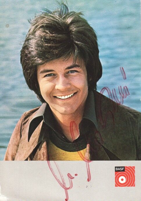 Autogramm Schlager | Michael MARTIN | 1972 "Weisst Du Schon" (Portrait Color BASF)