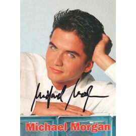 Autogramm Schlager | Michael MORGAN | 1993 "Komm Steh Wieder Auf" (Portrait Color Bellaphon)